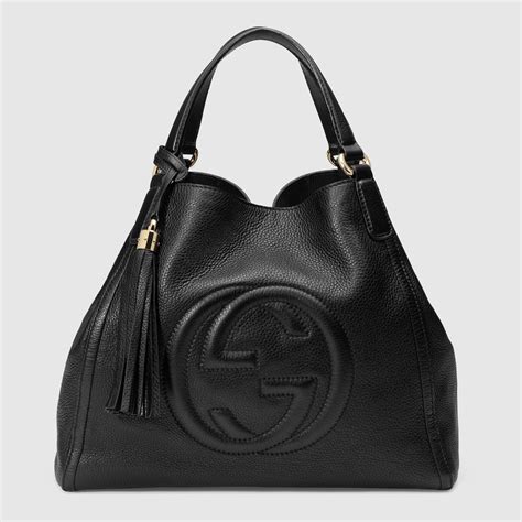 black gucci soho bag replica|gucci soho shoulder bag black.